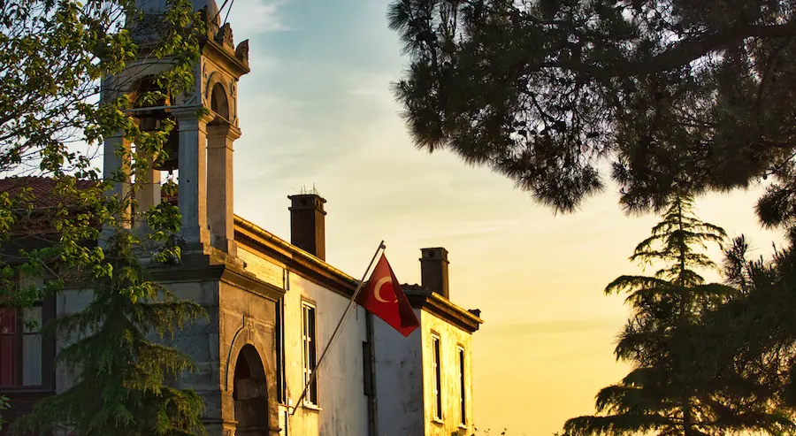Summer Retreats on the Princes Islands of Istanbul aya yorgi church on buyukada jpg