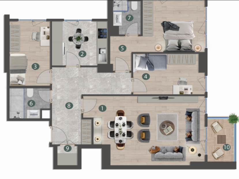 Green Soul. Towering Vision